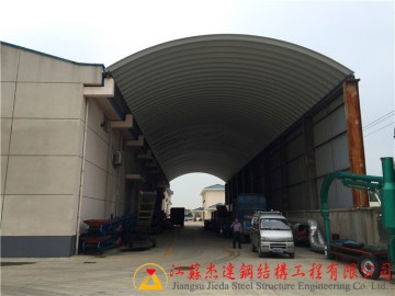 過道式拱形屋頂倉間罩棚